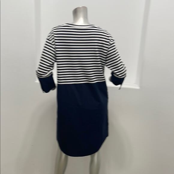COS Navy and White Striped Tunic Dress Size M - Picture 11 of 12